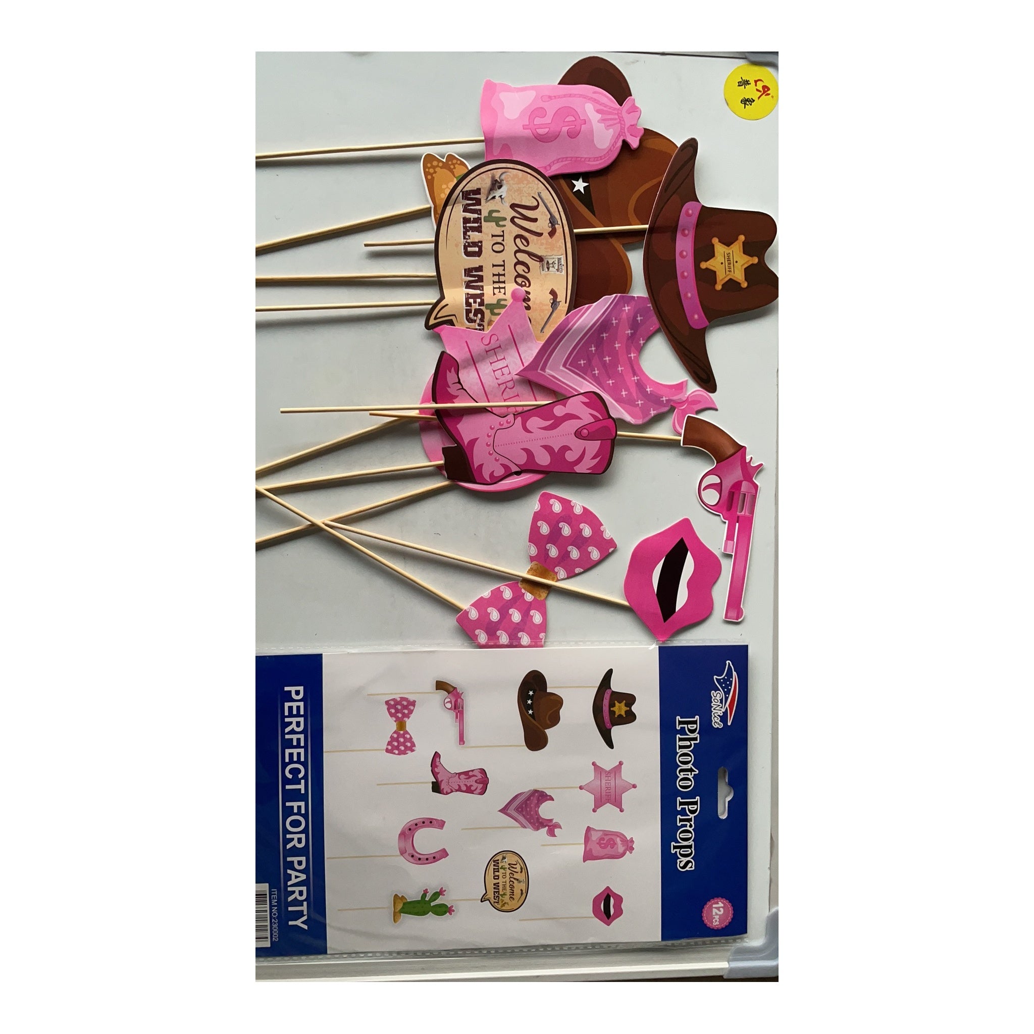 Photo Props Cowboy Girl 120Pk/Cs